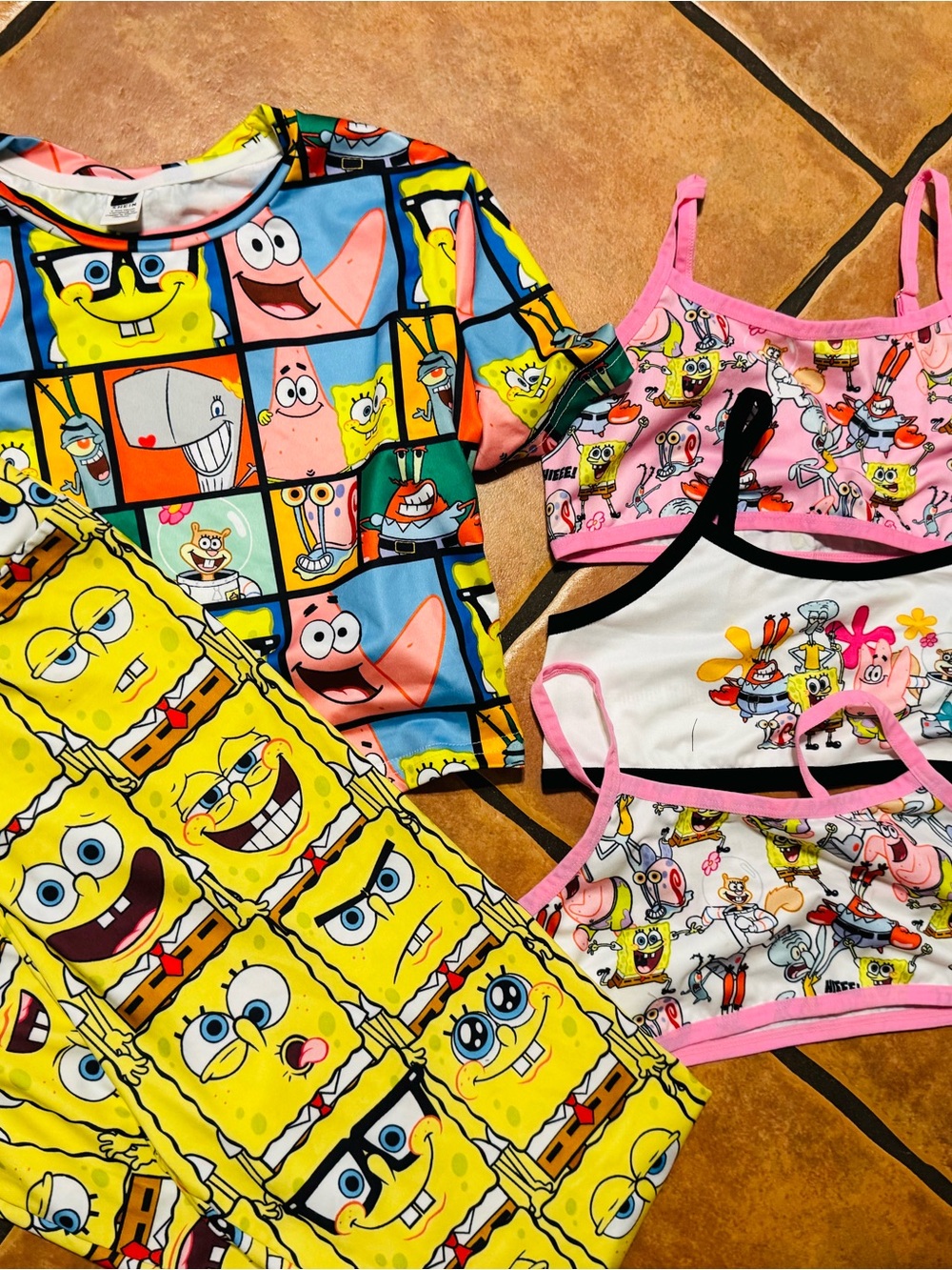 SpongeBob Squarepants Lot for Girl Size 12: New with tags (5 pieces)